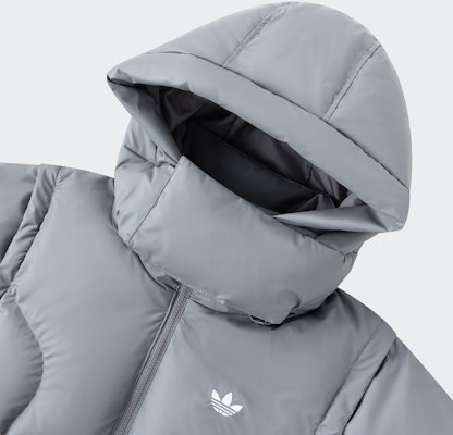 阿迪达斯Originals ADC 2N1可拆卸连帽羽绒服 浅灰色 JW1365 Sizing 阿迪达斯Originals ADC 2N1可拆卸连帽羽绒服 浅灰色 JW1365