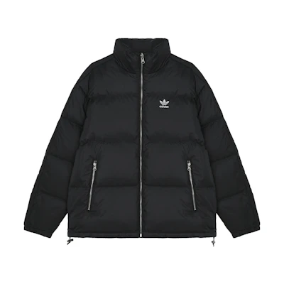 adidas Originals ADC BRD DJ Unisex Black Puffer Jacket Long Sleeve Warm Coat. JW1371