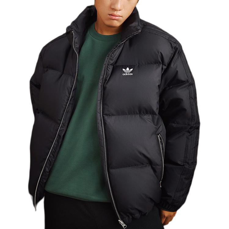 Shop アディダス オリジナルス ADC BRD DJ ユニセックス ブラック 長袖 ダウンコート. JW1371