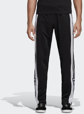 Adidas Originals 經典復古款ADIBREAK黑色開扣運動長褲 男款 DV1593 Shop Adidas Originals 經典復古款ADIBREAK黑色開扣運動長褲 男款 DV1593