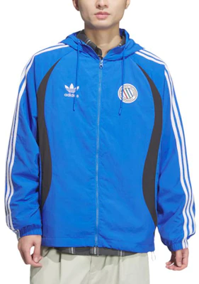 adidas Originals Adicolor 24 FW Hoodie Jaket Fit Longgar Biru JL8360 Lookbook adidas Originals Adicolor 24 FW Hoodie Jaket Fit Longgar Biru JL8360