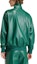 Shop Chaqueta de Piel Verde adidas Originals Adicolor 3-Stripes. IZ4032