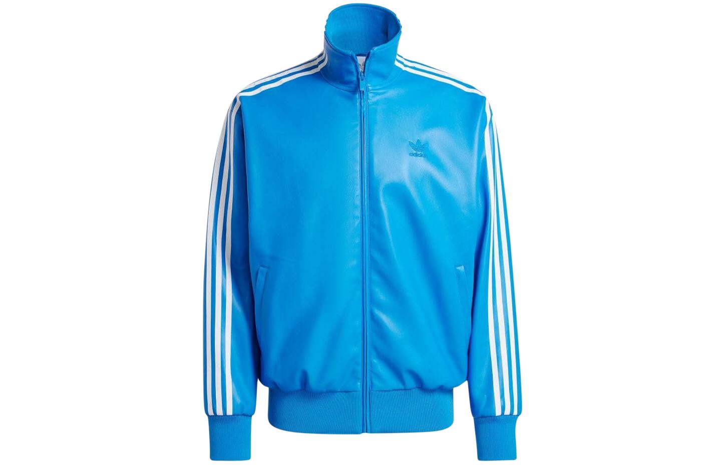 adidas Originals Adicolor 3-Stripes Retro Zip Jacket Blue Long Sleeve IZ4035