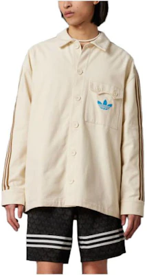 adidas Originals Adicolor 70s Beige Vintage Striped Button-Up Jacket Shirt IP6988 Shop adidas Originals Adicolor 70s Beige Vintage Striped Button-Up Jacket Shirt IP6988