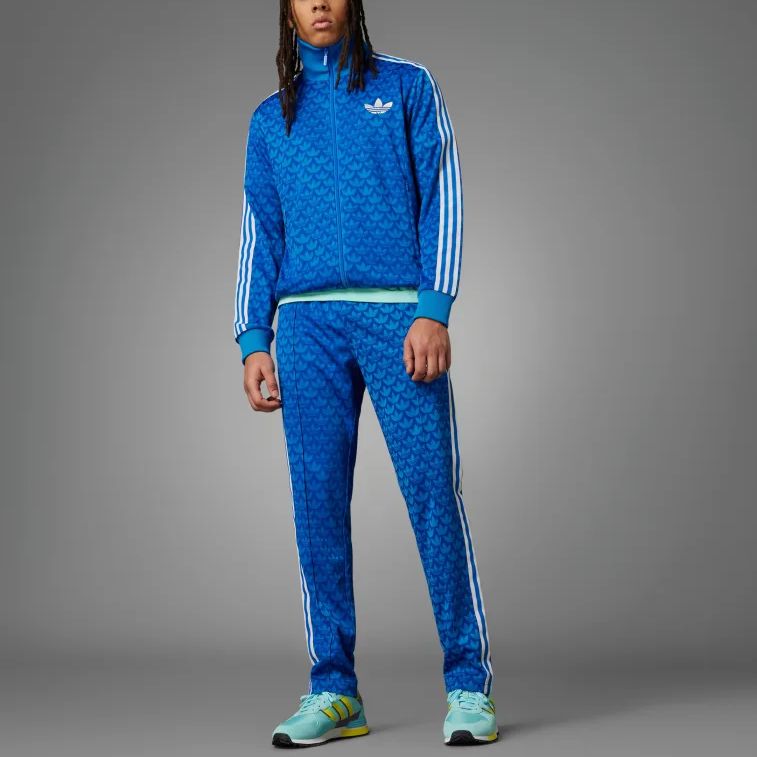 Shop adidas Originals Adicolor 70s Monogram Retro Track Jacket  Blue IP6980