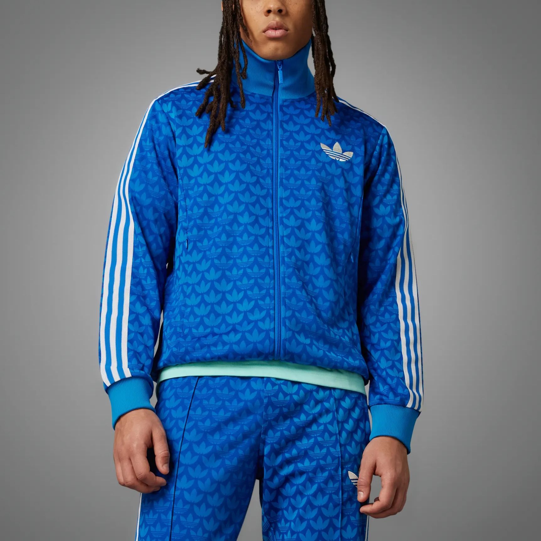 Purchase adidas Originals Adicolor 70s Monogram Retro Track Jacket  Blue IP6980