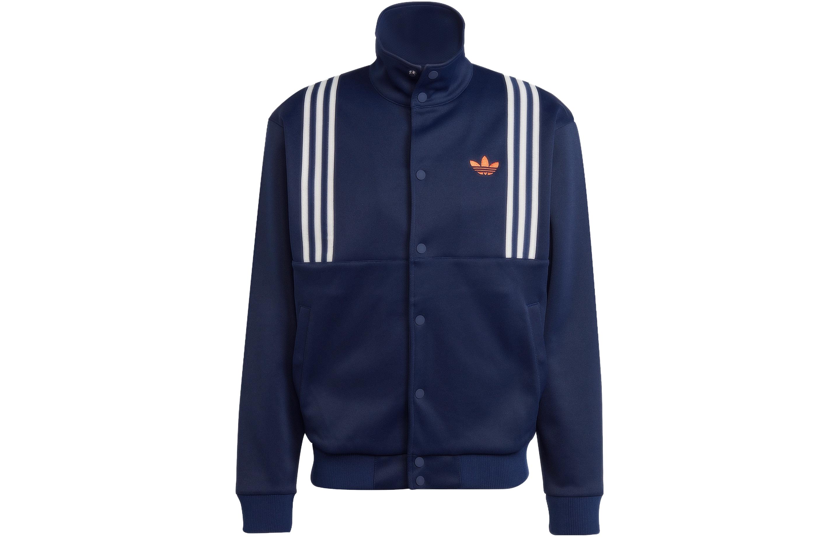 adidas Originals Adicolor 70s Retro Track Top Navy Blue Logo Jacket IP6978