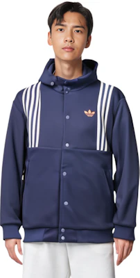adidas Originals Adicolor 70s Retro Jaket Track Navy Blue Logo IP6978 Details for adidas Originals Adicolor 70s Retro Jaket Track Navy Blue Logo IP6978