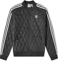 adidas Originals Adicolor Black Logo Embroidered Insulated Jacket H11439 adidas Originals Adicolor Black Logo Embroidered Insulated Jacket H11439