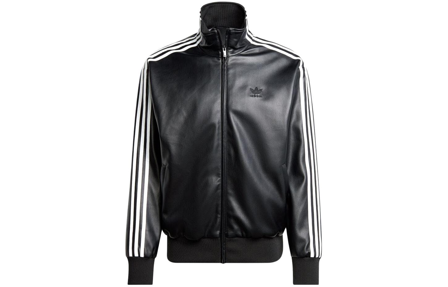 Order Chaqueta Negra adidas Originals Adicolor con Rayas y Logo Estampado. IZ4033