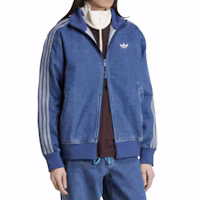 Details for adidas Originals Adicolor 放鬆款牛仔外套拉鍊上衣 - 牛仔藍 JC6233
