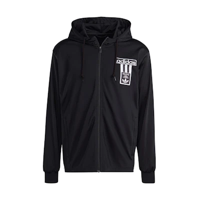 adidas Originals Adicolor Adibreak Hoodie Black Three-Stripe Full-Zip Jacket IN8079