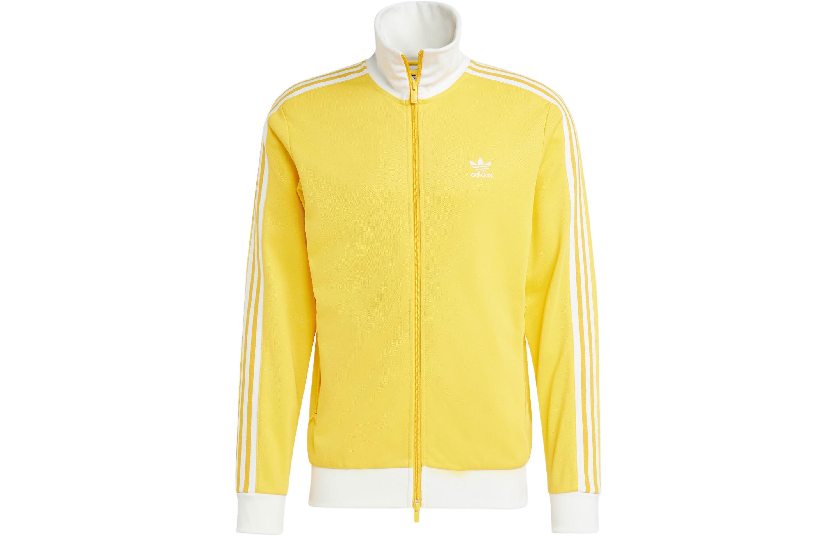 adidas Originals Adicolor Beckenbauer Track Top Retro Yellow Jacket IP0414