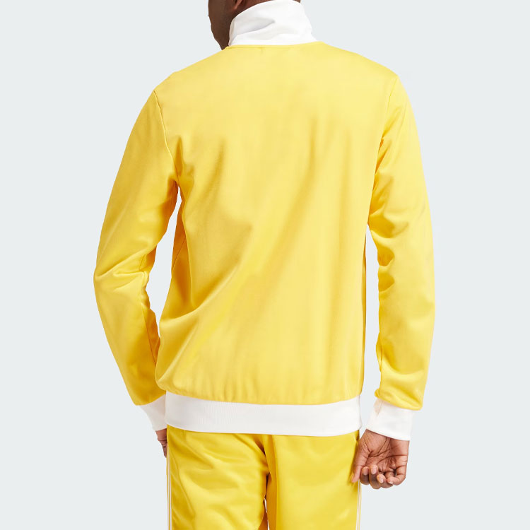 adidas Originals Adicolor Beckenbauer Track Top Retro Yellow Jacket IP0414 圖 4