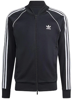 adidas Originals Adicolor Black Three-Stripes Logo Long-Sleeve Jacket IM4545 Order adidas Originals Adicolor Black Three-Stripes Logo Long-Sleeve Jacket IM4545