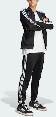 adidas Originals Adicolor Black Three-Stripes Logo Long-Sleeve Jacket IM4545 Purchase adidas Originals Adicolor Black Three-Stripes Logo Long-Sleeve Jacket IM4545