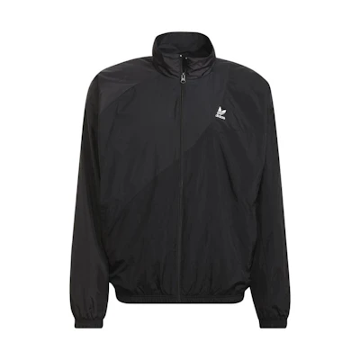 adidas Originals Adicolor Black Track Jacket with Trefoil Logo and Print HE2952