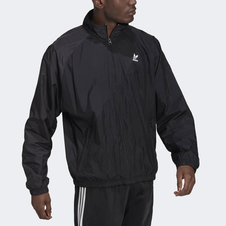 adidas Originals Adicolor Black Track Jacket with Trefoil Logo and Print HE2952 圖 5