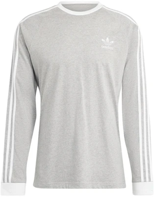 adidas Originals Adicolor Classic 3-Stripes Crewneck Long Sleeve Tee Grey IM9429 Buy adidas Originals Adicolor Classic 3-Stripes Crewneck Long Sleeve Tee Grey IM9429