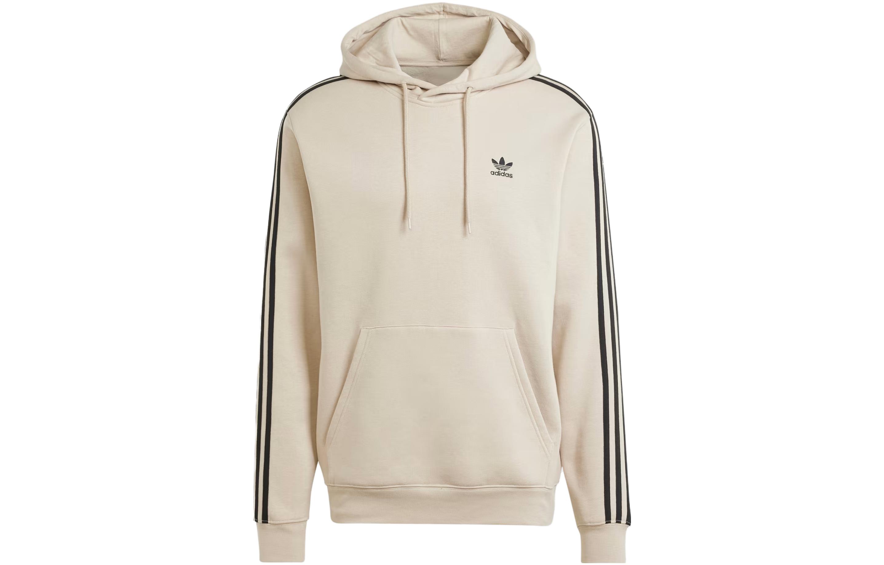 adidas Originals Adicolor Classics 3-Stripes Beige Hoodie IL2490