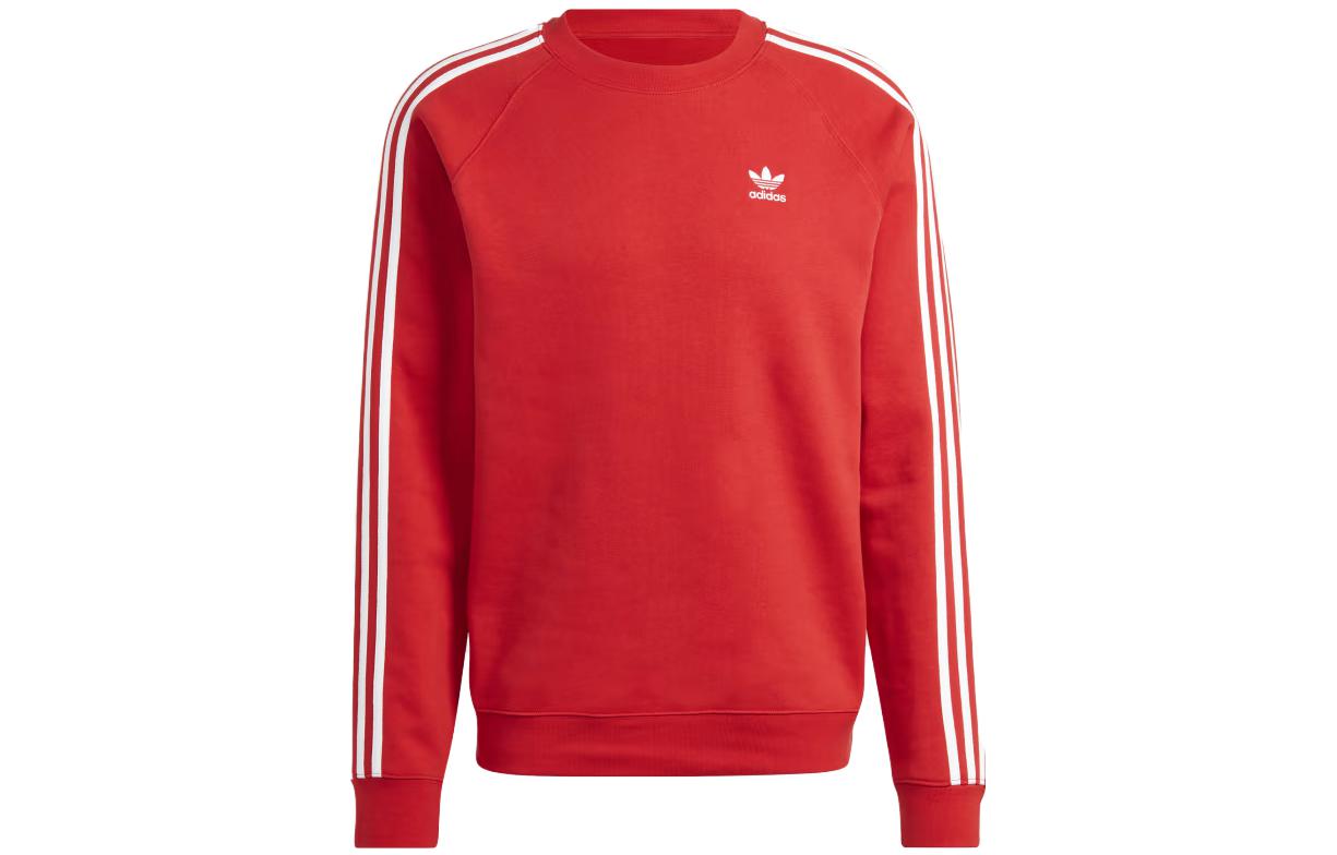 adidas Originals Adicolor Classics 3-Stripes Crew Scarlet Sweatshirt IM4508