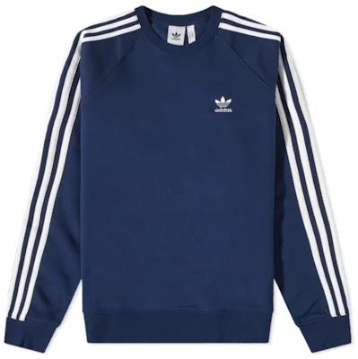 adidas Originals 經典三條紋圓領運動衫 夜藍色 男款 IM4515 Buy adidas Originals 經典三條紋圓領運動衫 夜藍色 男款 IM4515