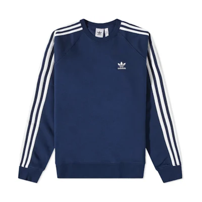 adidas Originals Adicolor Classics 3-Stripes Crewneck Sweatshirt Night Navy Mens IM4515