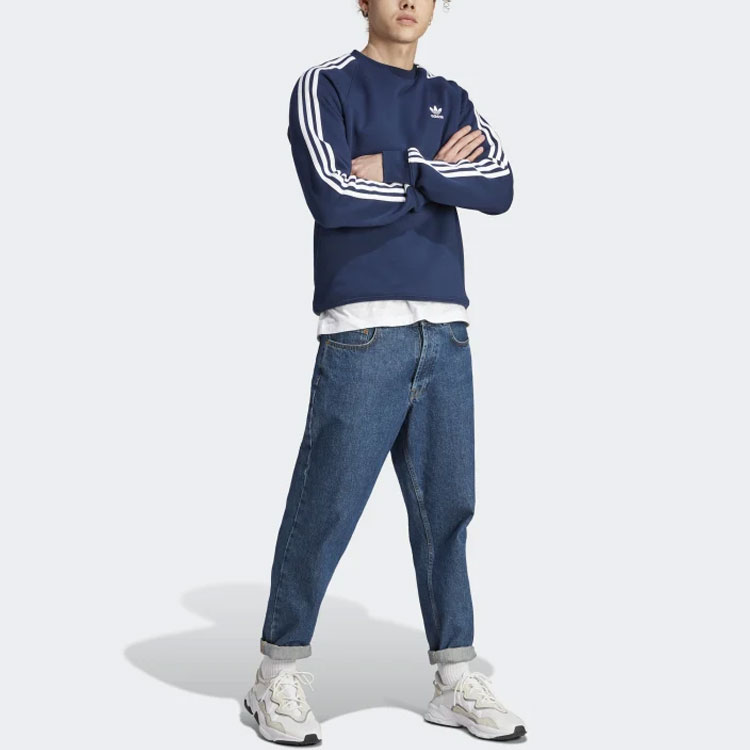 Purchase adidas Originals 經典三條紋圓領運動衫 夜藍色 男款 IM4515