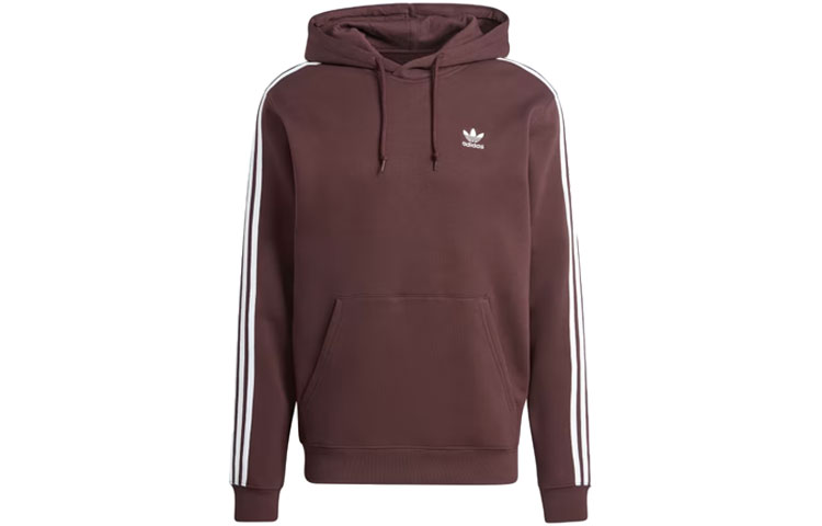 adidas Originals Adicolor Classics 3-Stripes Hoodie Brown Long-Sleeve II5768