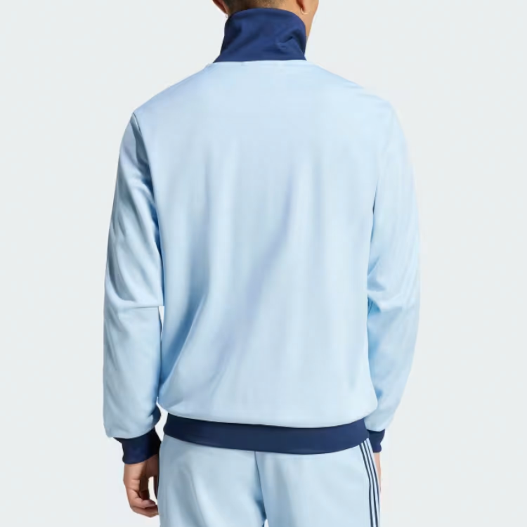 Shop 아디다스 오리지널스 아디컬러 클래식 베켄바우어 트랙 자켓 블루 슬림핏 JP2521