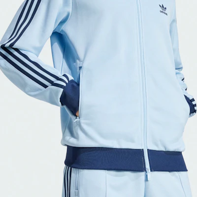 아디다스 오리지널스 아디컬러 클래식 베켄바우어 트랙 자켓 블루 슬림핏 JP2521 Details for 아디다스 오리지널스 아디컬러 클래식 베켄바우어 트랙 자켓 블루 슬림핏 JP2521