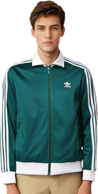아디다스 오리지널스 아디컬러 클래식 베켄바우어 트랙 재킷 그린 남성용 IP0417 Details for 아디다스 오리지널스 아디컬러 클래식 베켄바우어 트랙 재킷 그린 남성용 IP0417
