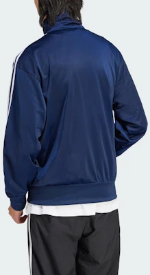 阿迪达斯三叶草经典Firebird蓝色拉链运动夹克 IR9893 Shop 阿迪达斯三叶草经典Firebird蓝色拉链运动夹克 IR9893