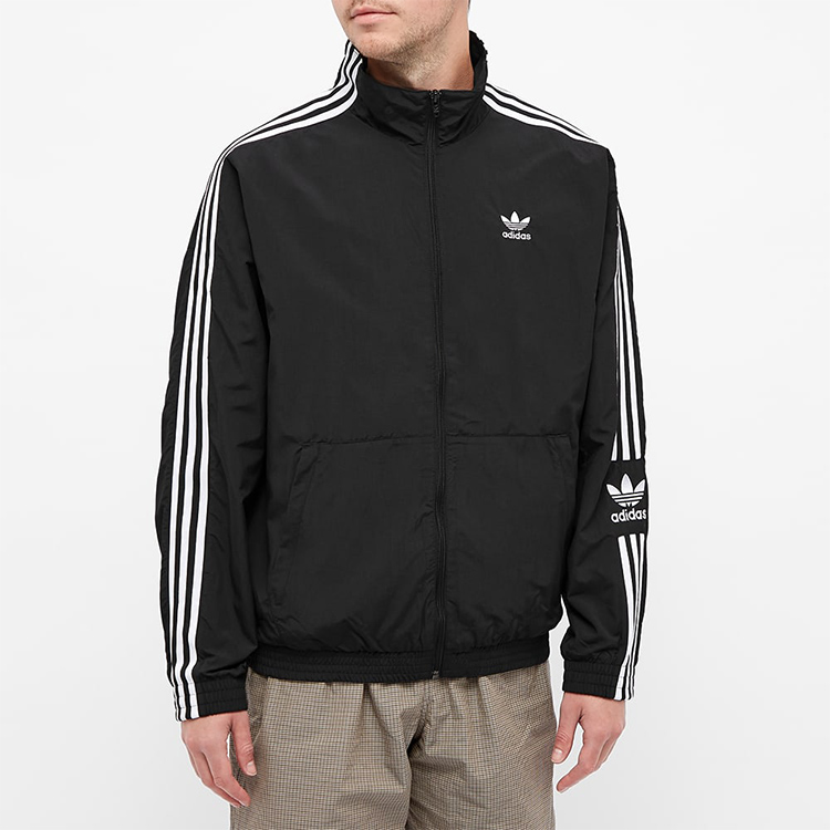Lookbook adidas Originals 經典Adicolor黑色運動外套 - 亞洲版型 (秋季) H41391