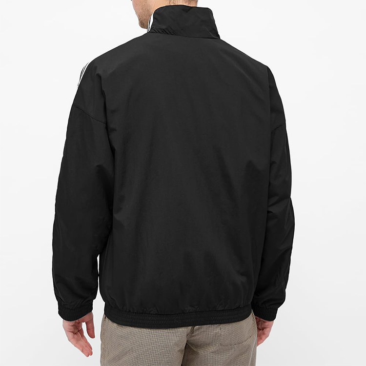 Shop adidas Originals 經典Adicolor黑色運動外套 - 亞洲版型 (秋季) H41391