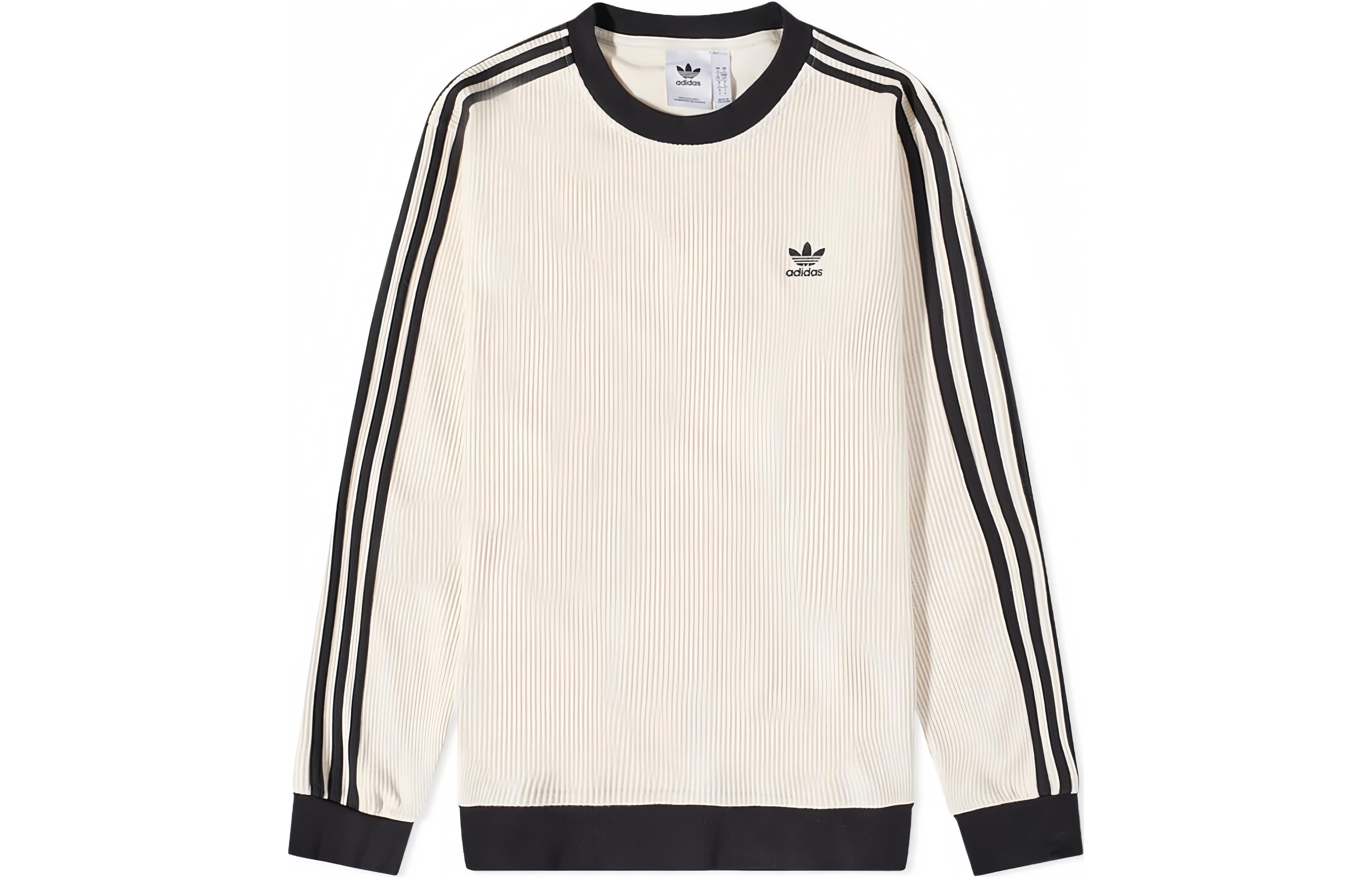 adidas Originals Adicolor Classics Retro 3-Stripes Crewneck Sweatshirt White Men HA9309