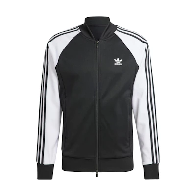 adidas Originals Adicolor Classics SST Black Logo Track Jacket Mens IK7025