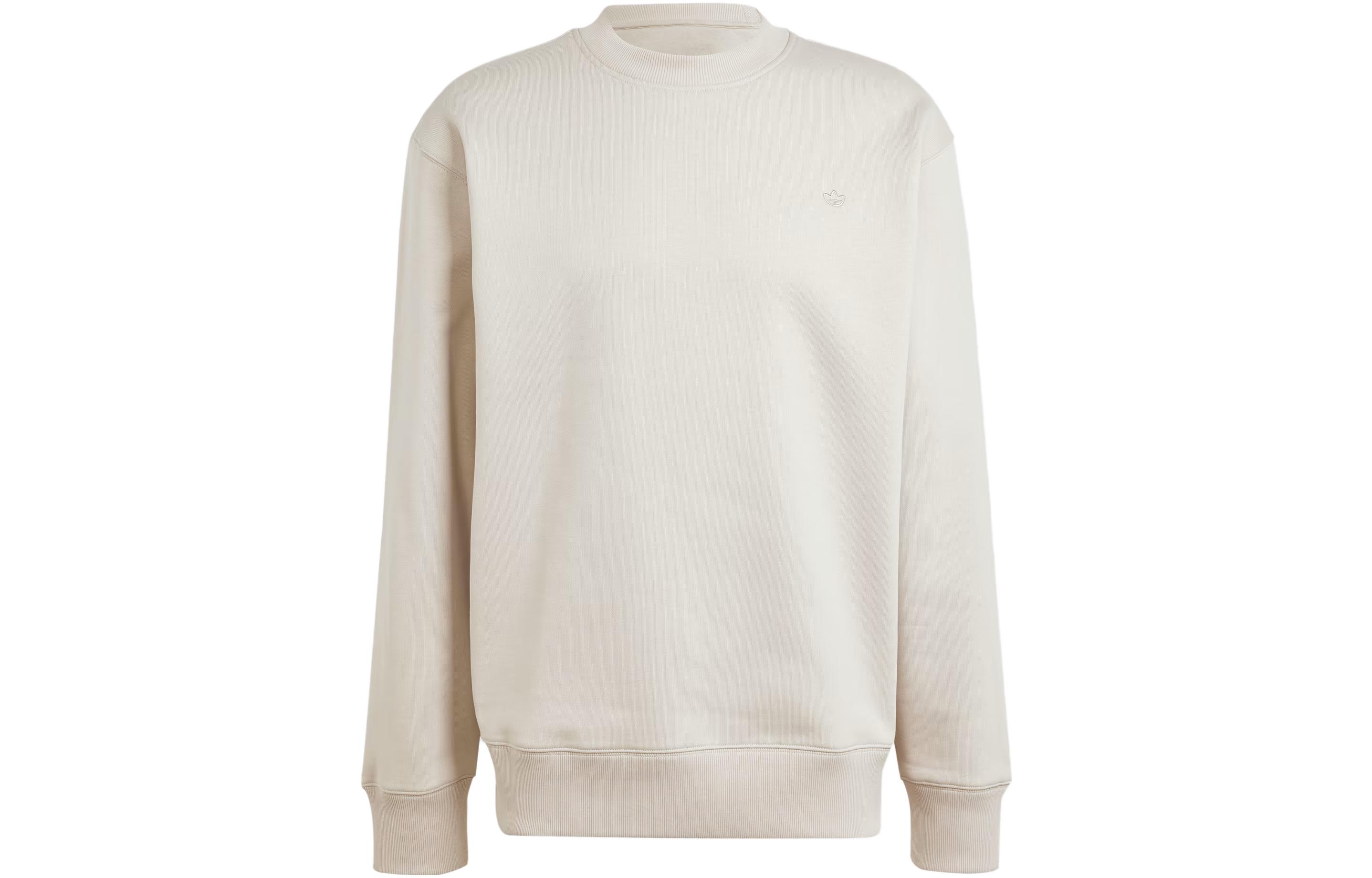 adidas Originals Adicolor Contempo Beige Crewneck Sweatshirt Men’s Long Sleeve IM2115