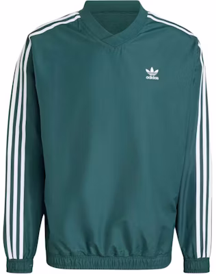 adidas Originals Adicolor Crewneck Windbreaker Green Woven Pullover Jacket IZ2462 Buy adidas Originals Adicolor Crewneck Windbreaker Green Woven Pullover Jacket IZ2462