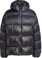 adidas Originals Adicolor Down Black Logo Zip-Up Jacket Fashion FW24. IW3454 adidas Originals Adicolor Down Black Logo Zip-Up Jacket Fashion FW24. IW3454