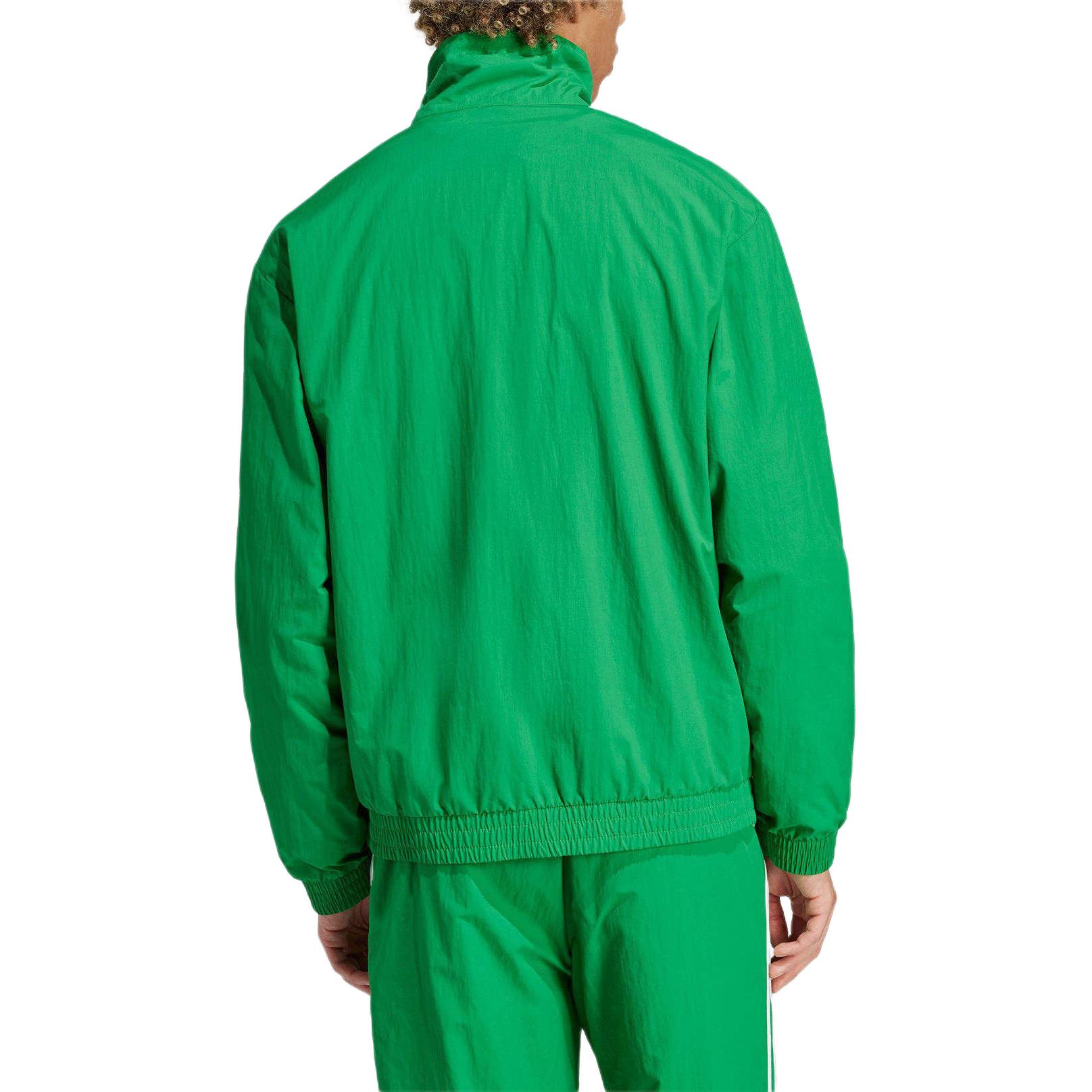 adidas Originals Adicolor Firebird Green High-Neck Track Jacket for Men IT2493 圖 4
