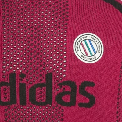 adidas Originals Adicolor FW24 Retro Logo Knit Pullover Sweatshirt Merah Burgundy JL8362 Purchase adidas Originals Adicolor FW24 Retro Logo Knit Pullover Sweatshirt Merah Burgundy JL8362