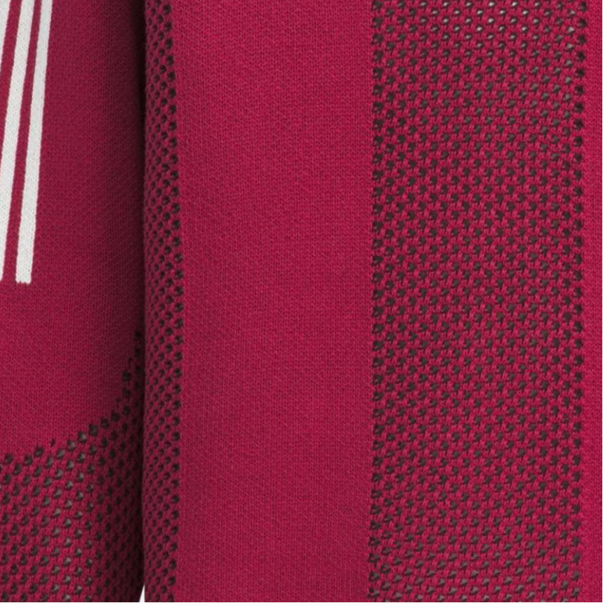 Details for adidas Originals Adicolor FW24 Retro Logo Knit Pullover Sweatshirt Merah Burgundy JL8362