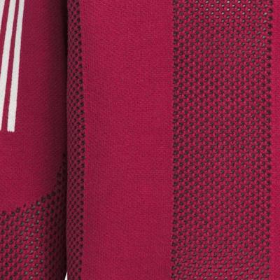 adidas Originals Adicolor FW24 Retro Logo Knit Pullover Sweatshirt Merah Burgundy JL8362 Details for adidas Originals Adicolor FW24 Retro Logo Knit Pullover Sweatshirt Merah Burgundy JL8362