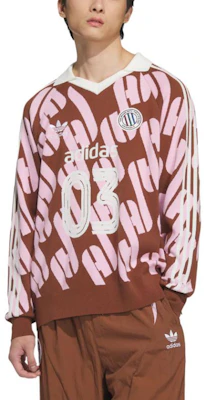 adidas Originals Adicolor FW24 復古時尚中性套頭衫 棕色/粉色 斯थ衛衣 JL8368 Lookbook adidas Originals Adicolor FW24 復古時尚中性套頭衫 棕色/粉色 斯थ衛衣 JL8368
