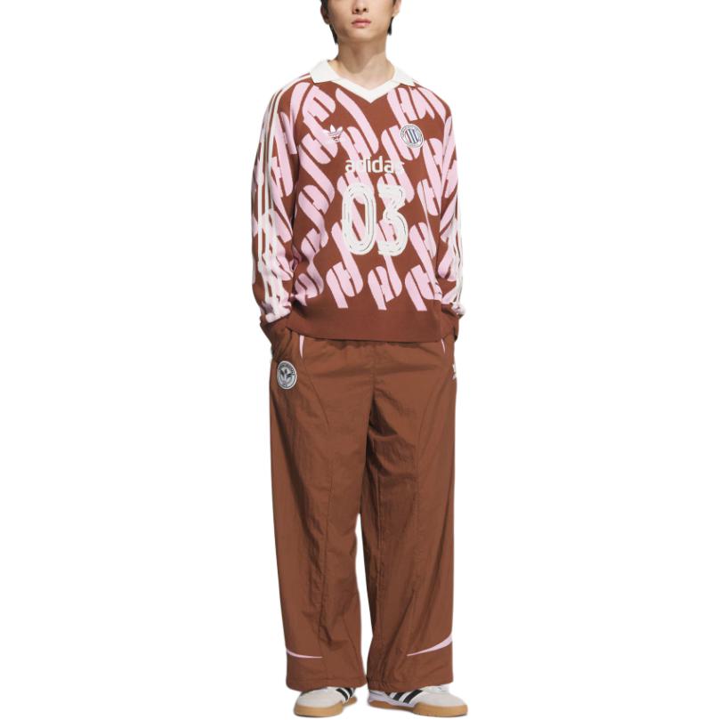 Purchase adidas Originals Adicolor FW24 復古時尚中性套頭衫 棕色/粉色 斯थ衛衣 JL8368
