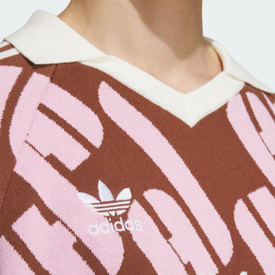 adidas Originals Adicolor FW24 復古時尚中性套頭衫 棕色/粉色 斯थ衛衣 JL8368 Details for adidas Originals Adicolor FW24 復古時尚中性套頭衫 棕色/粉色 斯थ衛衣 JL8368