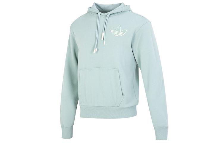 adidas Originals Adicolor Green Hoodie Casual Logo Sweatshirt HS1999
