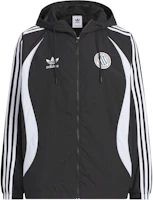 adidas Originals Adicolor HD JKT Retro Logo Hoodie Jacket Black FW24 JL8358 adidas Originals Adicolor HD JKT Retro Logo Hoodie Jacket Black FW24 JL8358