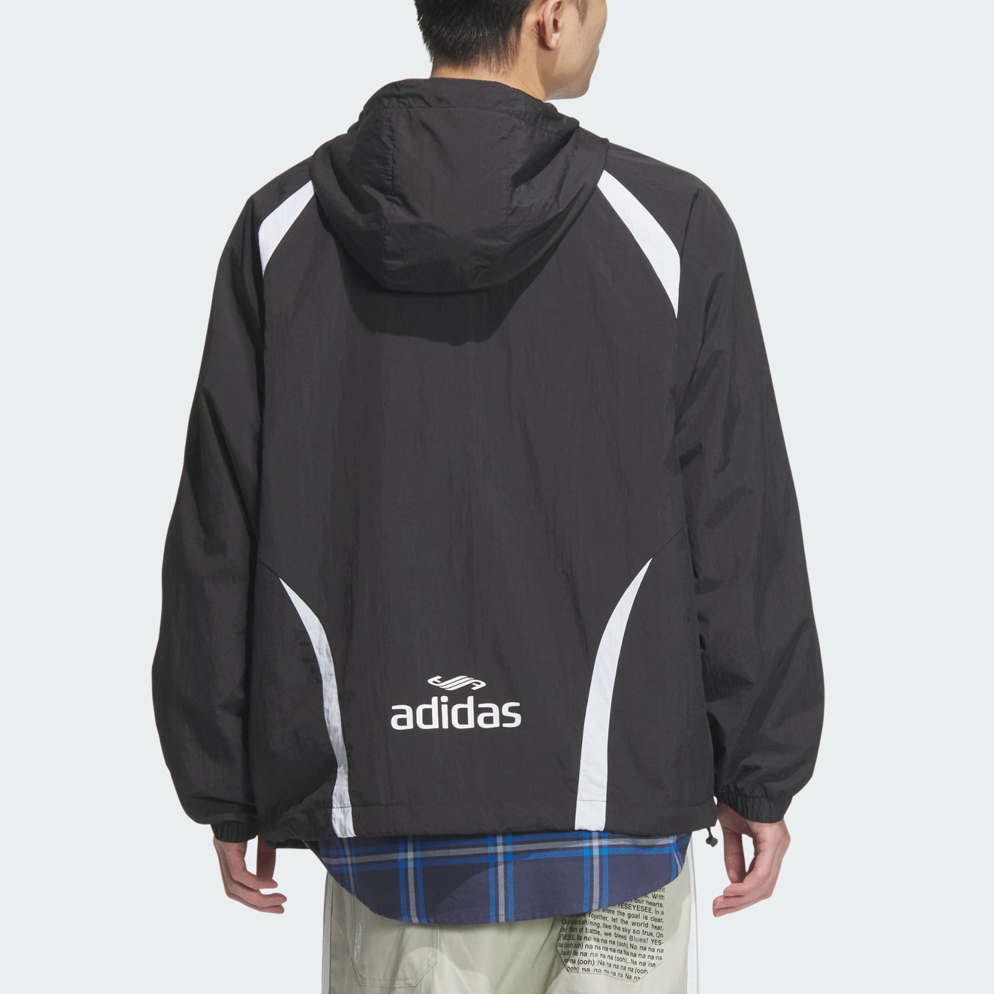 adidas Originals Adicolor HD JKT Retro Logo Hoodie Jacket Black FW24 JL8358 圖 4